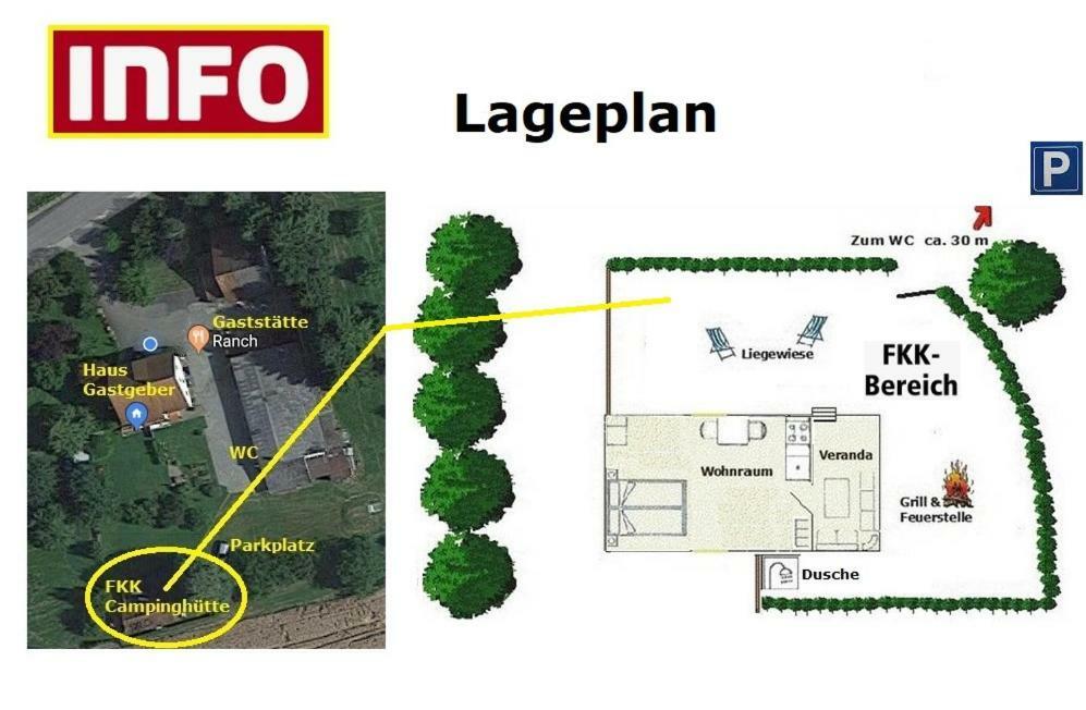 Campinghutte Mit Fkk Moglichkeit Hotel Meckenbeuren Esterno foto